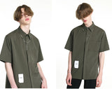 SSY(エスエスワイ)  iron tip half shirt khaki