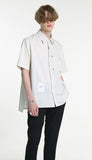 SSY(エスエスワイ)  IRON TIP HALF SHIRT IVORY