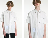 SSY(エスエスワイ)  IRON TIP HALF SHIRT IVORY