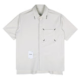 SSY(エスエスワイ)  IRON TIP HALF SHIRT IVORY