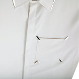 SSY(エスエスワイ)  IRON TIP HALF SHIRT IVORY