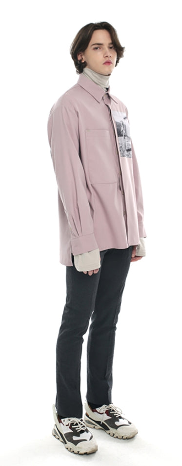 SSY(エスエスワイ)  halloween boy pocket tip shirt pink