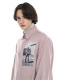 SSY(エスエスワイ)  halloween boy pocket tip shirt pink