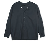 SSY(エスエスワイ)  v-neck iron tip shirt charcoal