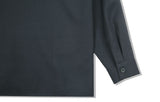 SSY(エスエスワイ)  v-neck iron tip shirt charcoal