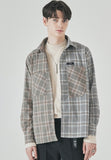 SSY(エスエスワイ)  half & half shirt 20ss glen grey