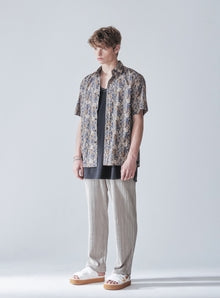 KND(ケイエンド) PLEATS 2WAY WIDE PANTS BEIGE