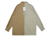 SSY(エスエスワイ) half & half shirt 20ss squre orange