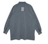 SSY(エスエスワイ) side open zipper shirt grey