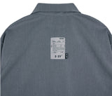 SSY(エスエスワイ) side open zipper shirt grey