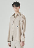 SSY(エスエスワイ) double pocket side tip shirt beige