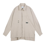 SSY(エスエスワイ) double pocket side tip shirt beige