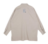 SSY(エスエスワイ) double pocket side tip shirt beige