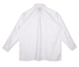 SSY(エスエスワイ)   sleeve open iron button shirt white