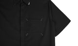 SSY(エスエスワイ)  iron tip half shirt black