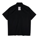 SSY(エスエスワイ)  iron tip half shirt black