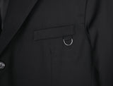 SSY(エスエスワイ)  iron tip oversize single blazer black