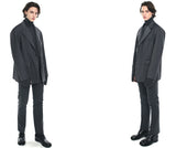 SSY(エスエスワイ)  iron tip oversize single blazer charcoal