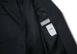 SSY(エスエスワイ)  overfit heavy plate wool single coat grey