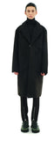 SSY(エスエスワイ)  overfit heavy plate wool single coat black