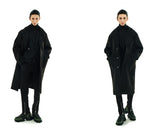 SSY(エスエスワイ)  overfit heavy plate wool single coat black