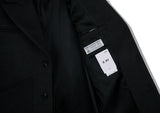 SSY(エスエスワイ)  overfit heavy plate wool single coat black