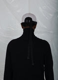 SSY(エスエスワイ)  3M tape turtle neck long sleeve - black