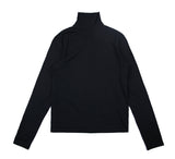 SSY(エスエスワイ)  long sleeve turtleneck black