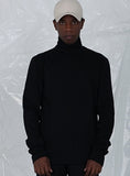 SSY(エスエスワイ)  long sleeve turtleneck black