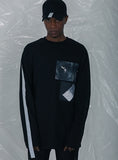 SSY(エスエスワイ)  3M webbing burn long sleeve - black