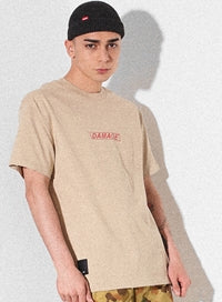 SSY(エスエスワイ)  S SY DAMAGE WASHING T-SHIRT BEIGE