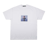 SSY(エスエスワイ)  S SY DEEP BLUE YOUTH T-SHIRT WHITE