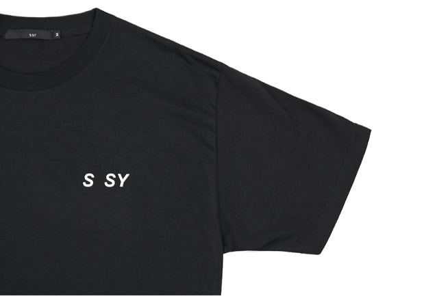 SSY(エスエスワイ)   S SY BASIC LOGO T-SHIRT BLACK