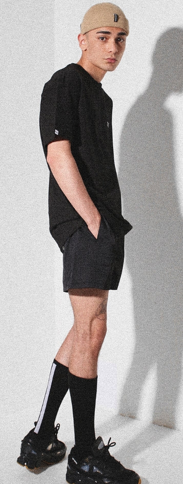 SSY(エスエスワイ)   S SY BASIC LOGO T-SHIRT BLACK