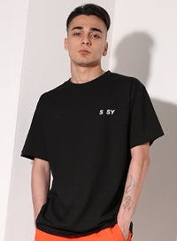 SSY(エスエスワイ)   S SY BASIC LOGO T-SHIRT BLACK
