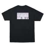 SSY(エスエスワイ)   S SY STATIC ERROR T-SHIRT BLACK