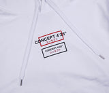 SSY(エスエスワイ)  mid concept 4:25 heavy cotton hoody white