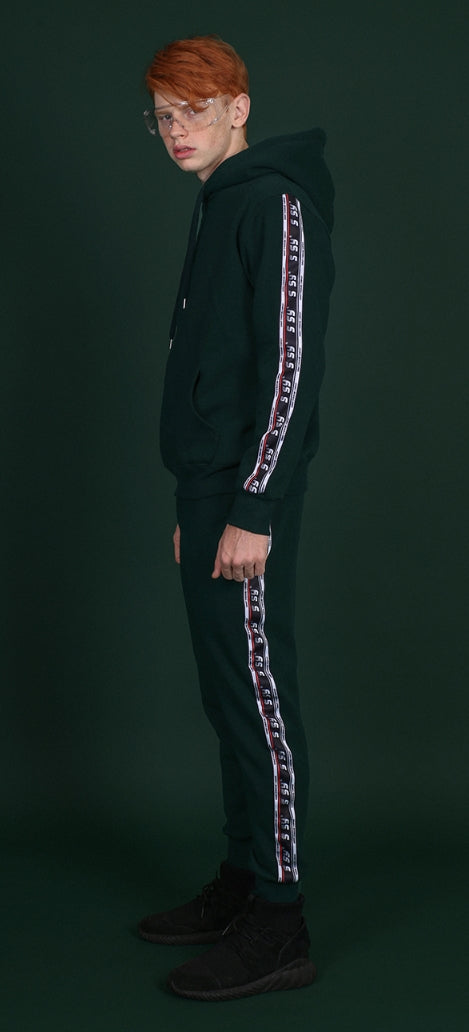 SSY(エスエスワイ)  wide tape hoody forest