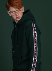 SSY(エスエスワイ)  wide tape hoody forest