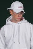 SSY(エスエスワイ)  wide tape hoody white