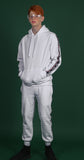 SSY(エスエスワイ)  wide tape hoody white