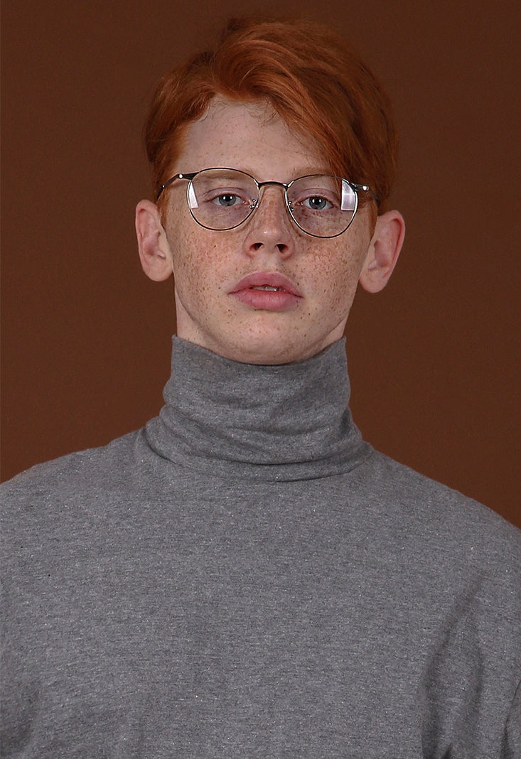 SSY(エスエスワイ)  [50%discount] basic turtleneck long sleeve grey