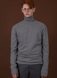 SSY(エスエスワイ)  [50%discount] basic turtleneck long sleeve grey
