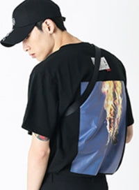 SSY(エスエスワイ)  burning mannequin t-shirt black