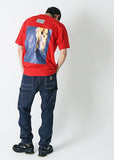 SSY(エスエスワイ)  burning mannequin t-shirt red