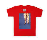 SSY(エスエスワイ)  burning mannequin t-shirt red