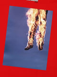 SSY(エスエスワイ)  burning mannequin t-shirt red