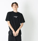 SSY(エスエスワイ)  italic ssy basic t-shrit black