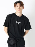 SSY(エスエスワイ)  italic ssy basic t-shrit black