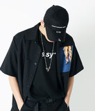 SSY(エスエスワイ)  italic ssy basic t-shrit black